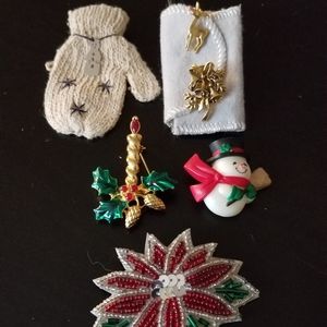 Holiday Pins / Brooches